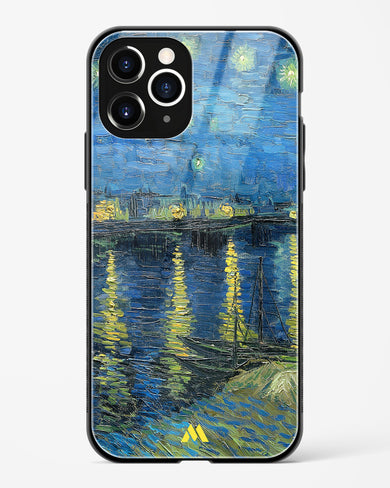 Starry Night Over the Rhone [Van Gogh] Glass Case Phone Cover-(Apple)