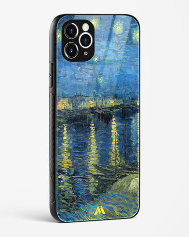 Starry Night Over the Rhone [Van Gogh] Glass Case Phone Cover-(Apple)