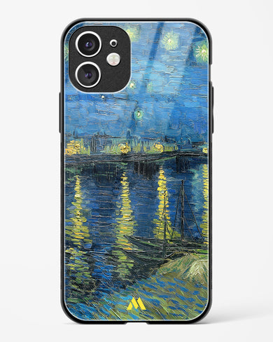 Starry Night Over the Rhone [Van Gogh] Glass Case Phone Cover-(Apple)