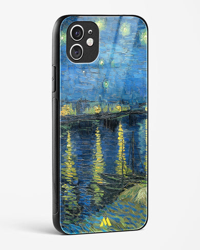 Starry Night Over the Rhone [Van Gogh] Glass Case Phone Cover-(Apple)