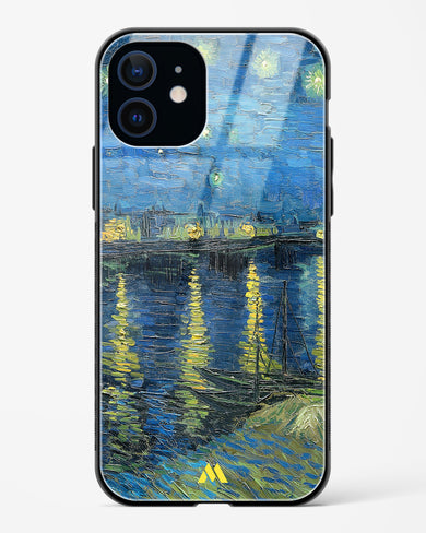 Starry Night Over the Rhone [Van Gogh] Glass Case Phone Cover-(Apple)