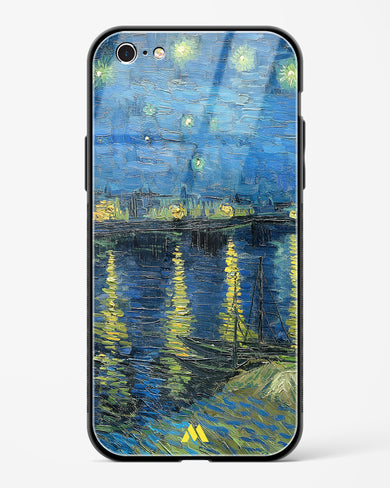 Starry Night Over the Rhone [Van Gogh] Glass Case Phone Cover-(Apple)