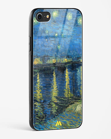 Starry Night Over the Rhone [Van Gogh] Glass Case Phone Cover-(Apple)