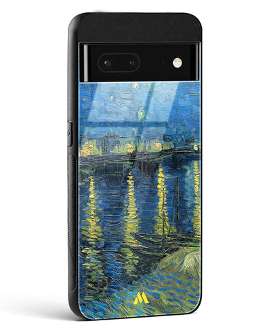Starry Night Over the Rhone [Van Gogh] Glass Case Phone Cover-(Google)