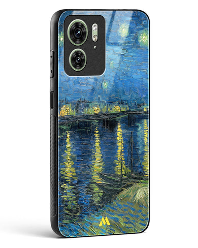 Starry Night Over the Rhone [Van Gogh] Glass Case Phone Cover (Motorola)