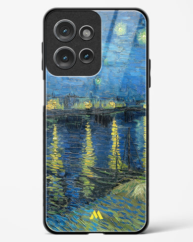 Starry Night Over the Rhone [Van Gogh] Glass Case Phone Cover (Motorola)