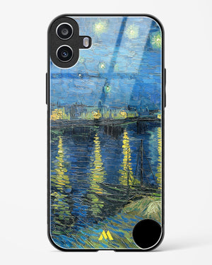 Starry Night Over the Rhone [Van Gogh] Glass Case Phone Cover (Nothing)