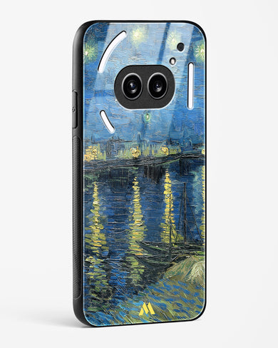 Starry Night Over the Rhone [Van Gogh] Glass Case Phone Cover (Nothing)