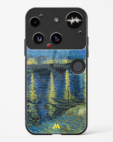 Starry Night Over the Rhone [Van Gogh] Glass Case Phone Cover (Nothing)