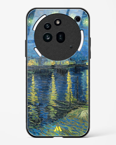 Starry Night Over the Rhone [Van Gogh] Glass Case Phone Cover (Nothing)