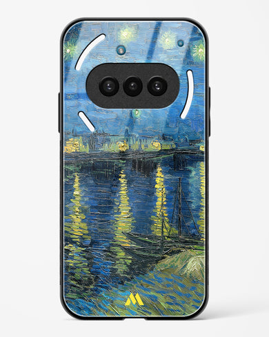 Starry Night Over the Rhone [Van Gogh] Glass Case Phone Cover (Nothing)