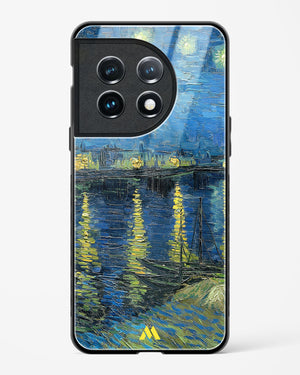 Starry Night Over the Rhone [Van Gogh] Glass Case Phone Cover-(OnePlus)