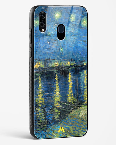 Starry Night Over the Rhone [Van Gogh] Glass Case Phone Cover-(Samsung)