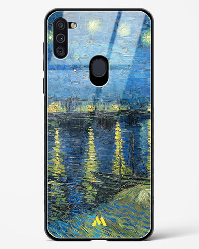 Starry Night Over the Rhone [Van Gogh] Glass Case Phone Cover-(Samsung)