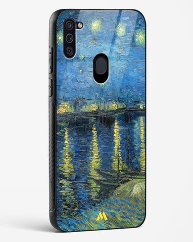 Starry Night Over the Rhone [Van Gogh] Glass Case Phone Cover-(Samsung)