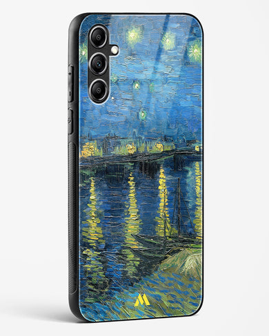 Starry Night Over the Rhone [Van Gogh] Glass Case Phone Cover-(Samsung)