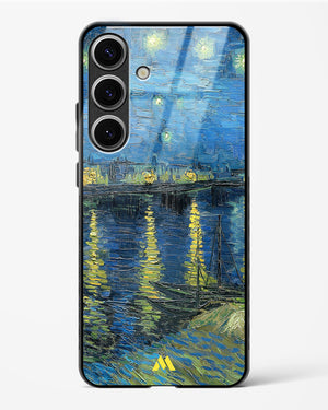 Starry Night Over the Rhone [Van Gogh] Glass Case Phone Cover-(Samsung)