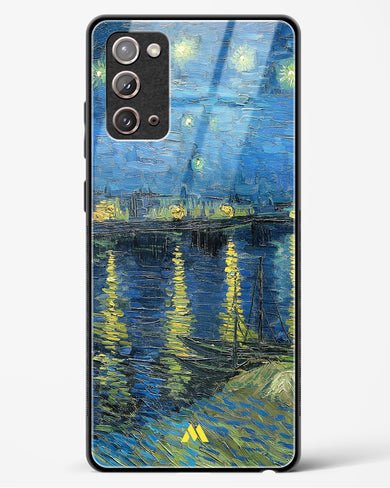 Starry Night Over the Rhone [Van Gogh] Glass Case Phone Cover-(Samsung)