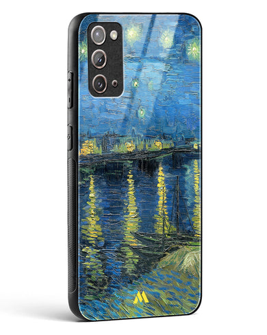 Starry Night Over the Rhone [Van Gogh] Glass Case Phone Cover-(Samsung)