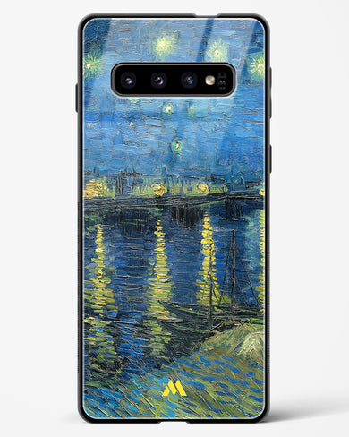 Starry Night Over the Rhone [Van Gogh] Glass Case Phone Cover-(Samsung)