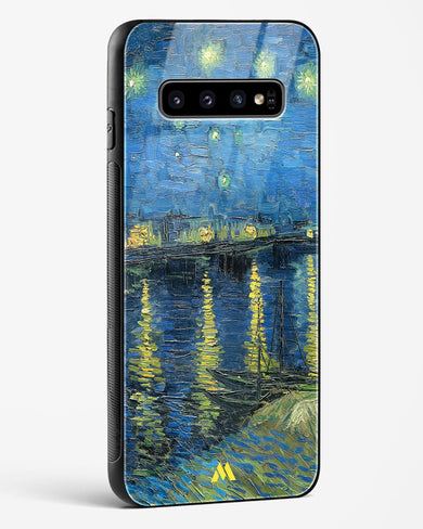 Starry Night Over the Rhone [Van Gogh] Glass Case Phone Cover-(Samsung)