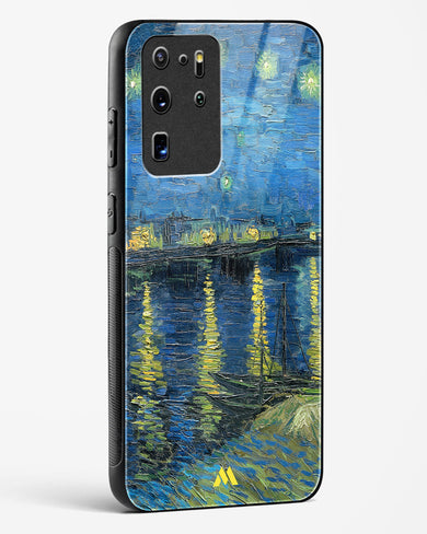 Starry Night Over the Rhone [Van Gogh] Glass Case Phone Cover-(Samsung)