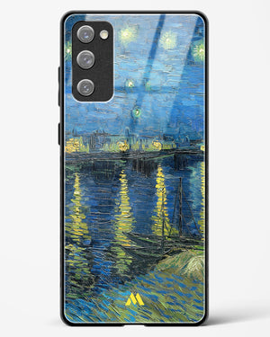 Starry Night Over the Rhone [Van Gogh] Glass Case Phone Cover-(Samsung)