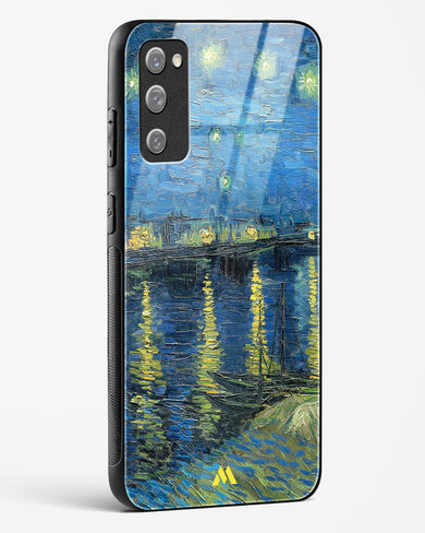 Starry Night Over the Rhone [Van Gogh] Glass Case Phone Cover-(Samsung)