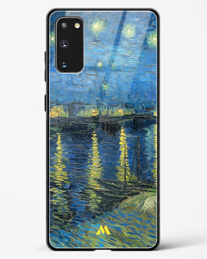 Starry Night Over the Rhone [Van Gogh] Glass Case Phone Cover-(Samsung)