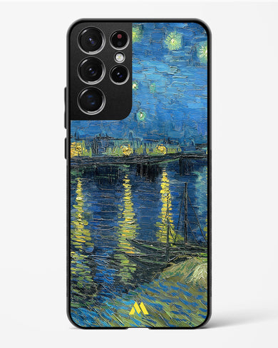 Starry Night Over the Rhone [Van Gogh] Glass Case Phone Cover-(Samsung)