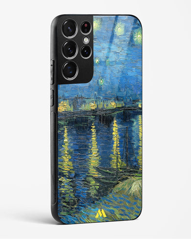 Starry Night Over the Rhone [Van Gogh] Glass Case Phone Cover-(Samsung)