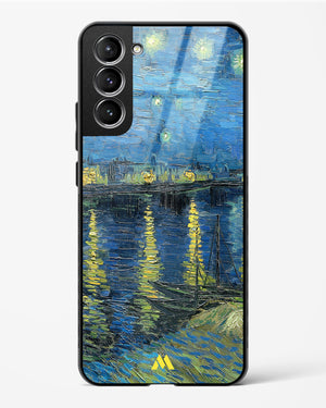 Starry Night Over the Rhone [Van Gogh] Glass Case Phone Cover-(Samsung)