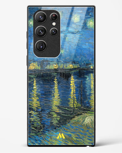 Starry Night Over the Rhone [Van Gogh] Glass Case Phone Cover-(Samsung)