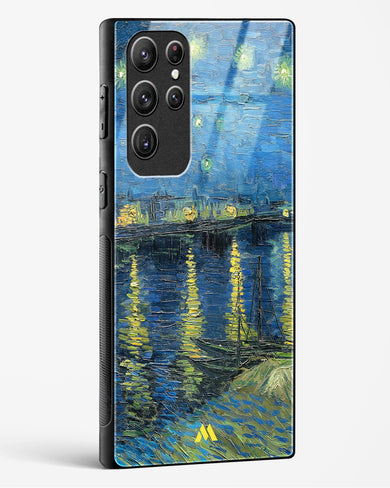 Starry Night Over the Rhone [Van Gogh] Glass Case Phone Cover-(Samsung)