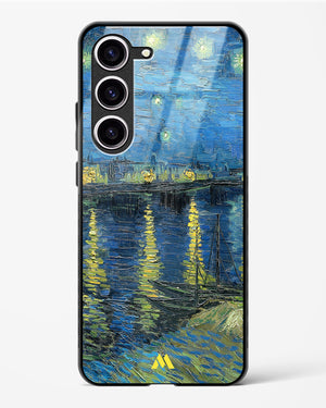 Starry Night Over the Rhone [Van Gogh] Glass Case Phone Cover-(Samsung)