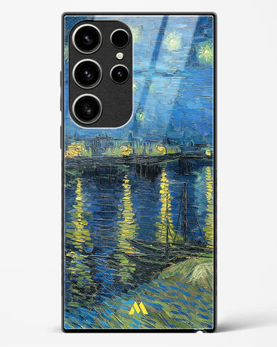 Starry Night Over the Rhone [Van Gogh] Glass Case Phone Cover-(Samsung)