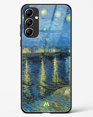 Starry Night Over the Rhone [Van Gogh] Glass Case Phone Cover-(Samsung)