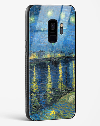 Starry Night Over the Rhone [Van Gogh] Glass Case Phone Cover-(Samsung)