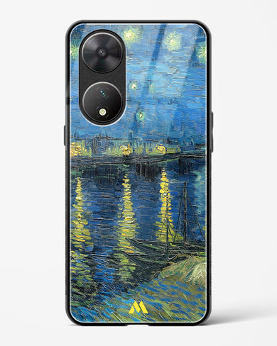 Starry Night Over the Rhone [Van Gogh] Glass Case Phone Cover-(Vivo)