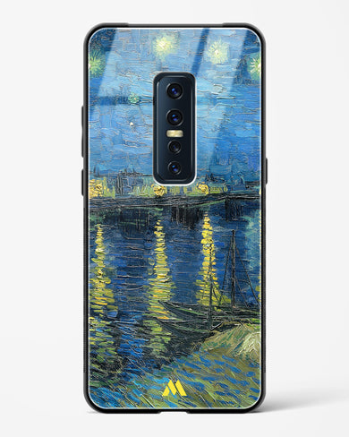 Starry Night Over the Rhone [Van Gogh] Glass Case Phone Cover-(Vivo)