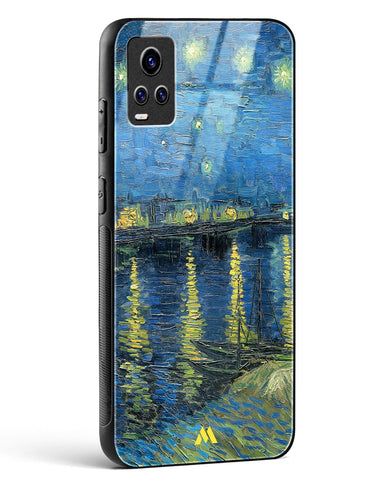 Starry Night Over the Rhone [Van Gogh] Glass Case Phone Cover-(Vivo)