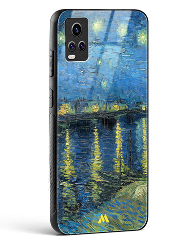 Starry Night Over the Rhone [Van Gogh] Glass Case Phone Cover-(Vivo)