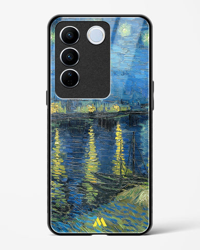 Starry Night Over the Rhone [Van Gogh] Glass Case Phone Cover-(Vivo)