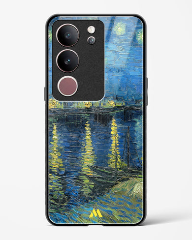 Starry Night Over the Rhone [Van Gogh] Glass Case Phone Cover-(Vivo)