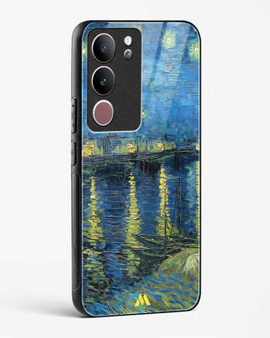 Starry Night Over the Rhone [Van Gogh] Glass Case Phone Cover-(Vivo)