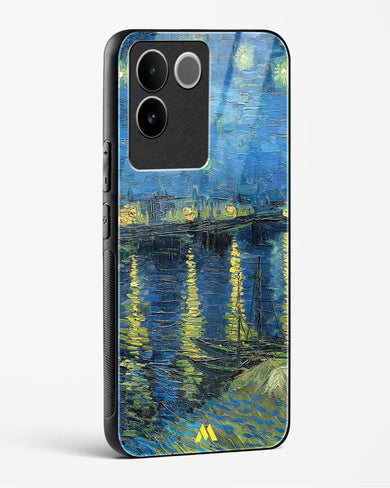 Starry Night Over the Rhone [Van Gogh] Glass Case Phone Cover-(Vivo)