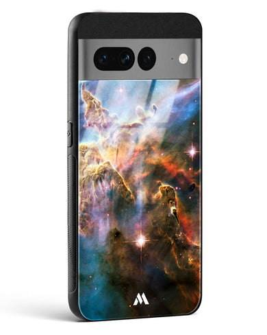 Nebulas in the Night Sky Glass Case Phone Cover (Google)