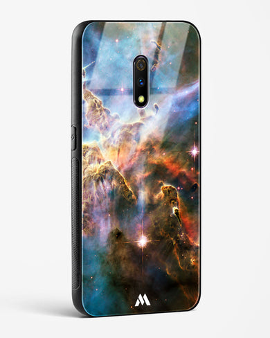 Nebulas in the Night Sky Glass Case Phone Cover-(Realme)