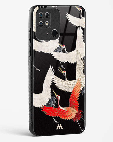 Furisode With A Myriad Of Flying Cranes Glass Case Phone Cover-(Xiaomi)