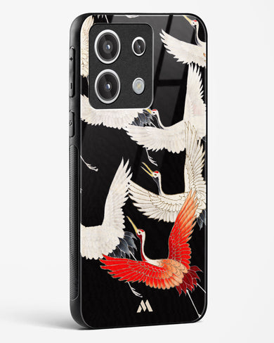 Furisode With A Myriad Of Flying Cranes Glass Case Phone Cover-(Xiaomi)